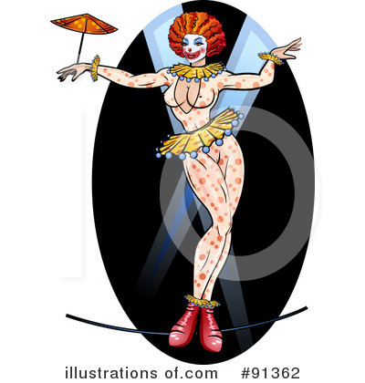 Royalty-Free (RF) Pinup Clipart Illustration by r formidable - Stock Sample #91362