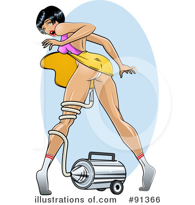 Royalty-Free (RF) Pinup Clipart Illustration by r formidable - Stock Sample #91366