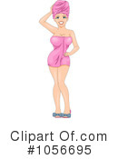 Pinup Woman Clipart #1056695 by BNP Design Studio
