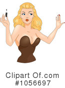 Pinup Woman Clipart #1056697 by BNP Design Studio