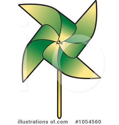 Pinwheel Clipart #1054560 by Lal Perera