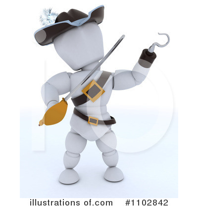 Royalty-Free (RF) Piracy Clipart Illustration by KJ Pargeter - Stock Sample #1102842