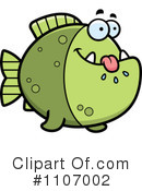 Piranha Clipart #1107002 by Cory Thoman