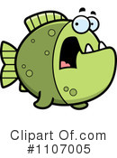 Piranha Clipart #1107005 by Cory Thoman