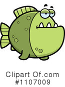 Piranha Clipart #1107009 by Cory Thoman