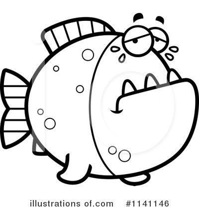 Royalty-Free (RF) Piranha Clipart Illustration by Cory Thoman - Stock Sample #1141146
