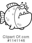 Piranha Clipart #1141146 by Cory Thoman