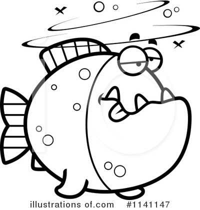 Royalty-Free (RF) Piranha Clipart Illustration by Cory Thoman - Stock Sample #1141147