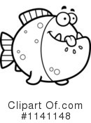 Piranha Clipart #1141148 by Cory Thoman