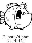 Piranha Clipart #1141151 by Cory Thoman