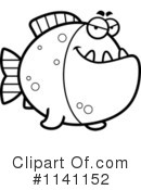 Piranha Clipart #1141152 by Cory Thoman