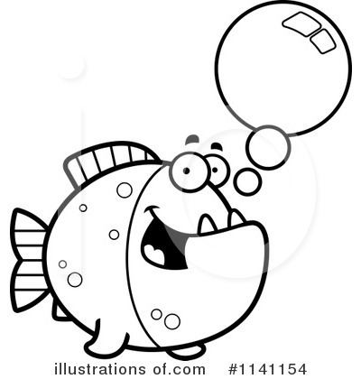 Royalty-Free (RF) Piranha Clipart Illustration by Cory Thoman - Stock Sample #1141154