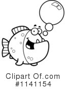 Piranha Clipart #1141154 by Cory Thoman