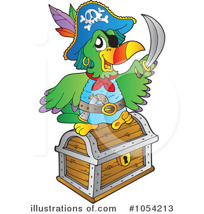 Royalty-Free (RF) Pirate Clipart Illustration by visekart - Stock Sample #1054213