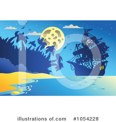Royalty-Free (RF) Pirate Clipart Illustration by visekart - Stock Sample #1054228