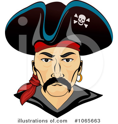 Royalty-Free (RF) Pirate Clipart Illustration by Vector Tradition SM - Stock Sample #1065663