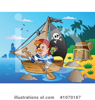 Royalty-Free (RF) Pirate Clipart Illustration by visekart - Stock Sample #1070167