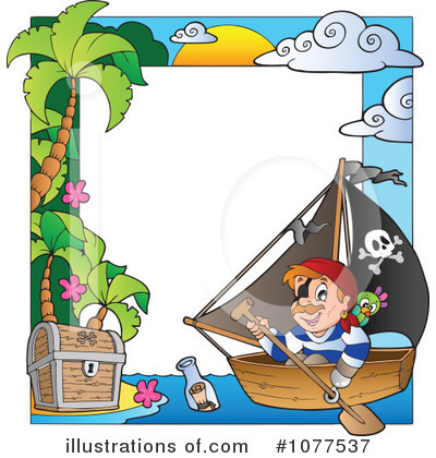 Royalty-Free (RF) Pirate Clipart Illustration by visekart - Stock Sample #1077537