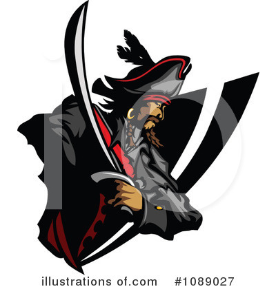 Royalty-Free (RF) Pirate Clipart Illustration by Chromaco - Stock Sample #1089027