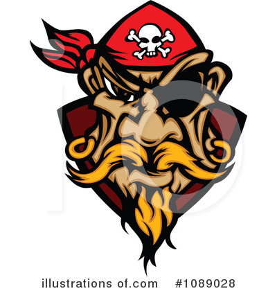 Royalty-Free (RF) Pirate Clipart Illustration by Chromaco - Stock Sample #1089028