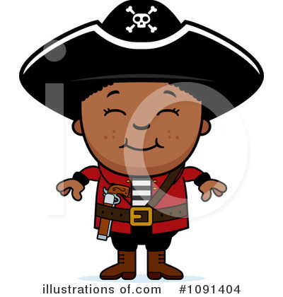 Royalty-Free (RF) Pirate Clipart Illustration by Cory Thoman - Stock Sample #1091404