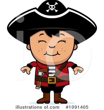 Royalty-Free (RF) Pirate Clipart Illustration by Cory Thoman - Stock Sample #1091405
