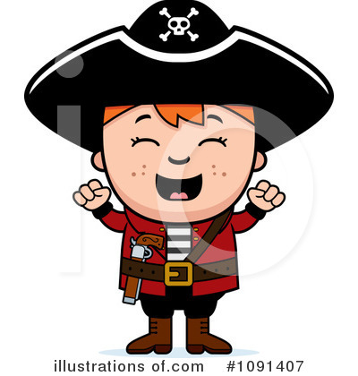 Royalty-Free (RF) Pirate Clipart Illustration by Cory Thoman - Stock Sample #1091407