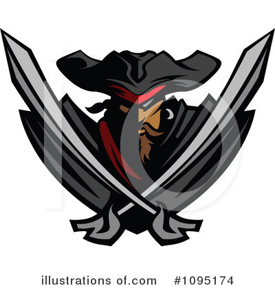 Royalty-Free (RF) Pirate Clipart Illustration by Chromaco - Stock Sample #1095174
