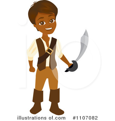 Royalty-Free (RF) Pirate Clipart Illustration by Amanda Kate - Stock Sample #1107082