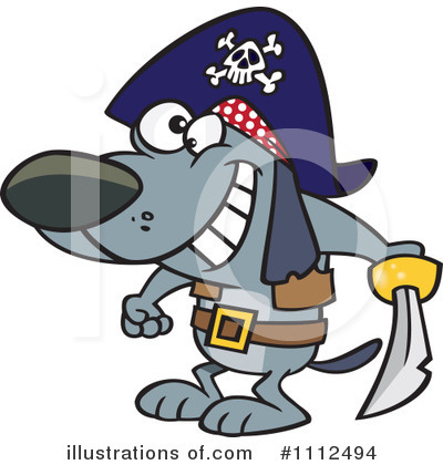 Royalty-Free (RF) Pirate Clipart Illustration by toonaday - Stock Sample #1112494