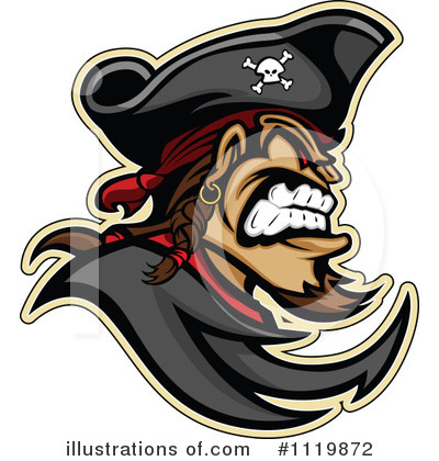 Royalty-Free (RF) Pirate Clipart Illustration by Chromaco - Stock Sample #1119872