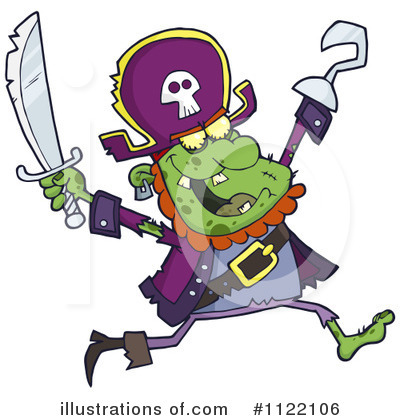 Zombie Clipart #1122106 by Hit Toon