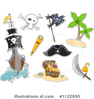 Royalty-Free (RF) Pirate Clipart Illustration by BNP Design Studio - Stock Sample #1122695