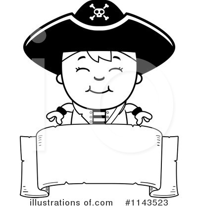 Royalty-Free (RF) Pirate Clipart Illustration by Cory Thoman - Stock Sample #1143523