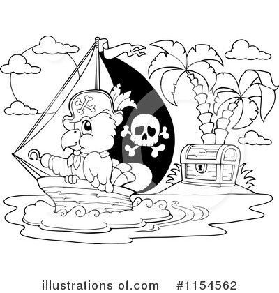 Royalty-Free (RF) Pirate Clipart Illustration by visekart - Stock Sample #1154562