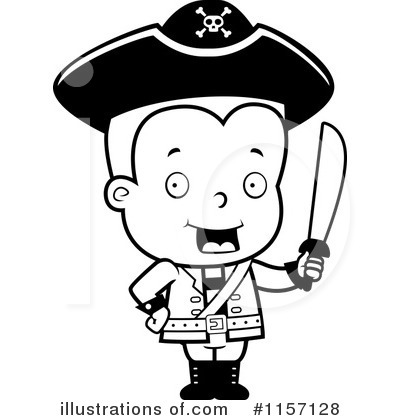 Royalty-Free (RF) Pirate Clipart Illustration by Cory Thoman - Stock Sample #1157128