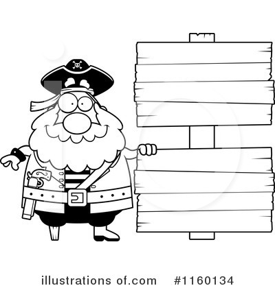 Royalty-Free (RF) Pirate Clipart Illustration by Cory Thoman - Stock Sample #1160134