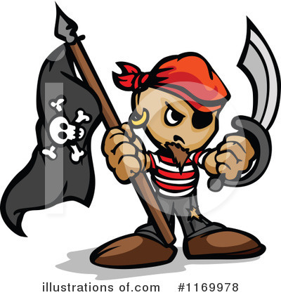 Pirate Clipart #1169978 by Chromaco