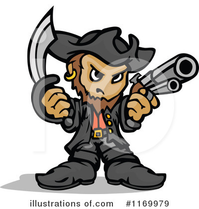 Royalty-Free (RF) Pirate Clipart Illustration by Chromaco - Stock Sample #1169979