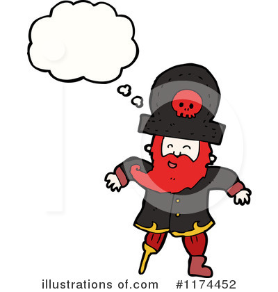 Royalty-Free (RF) Pirate Clipart Illustration by lineartestpilot - Stock Sample #1174452
