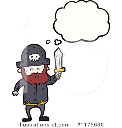 Royalty-Free (RF) Pirate Clipart Illustration by lineartestpilot - Stock Sample #1175630