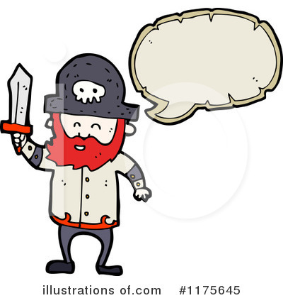 Royalty-Free (RF) Pirate Clipart Illustration by lineartestpilot - Stock Sample #1175645