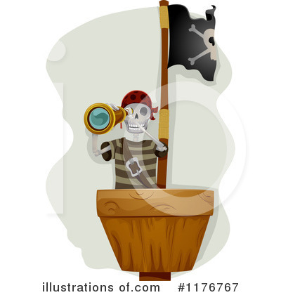 Royalty-Free (RF) Pirate Clipart Illustration by BNP Design Studio - Stock Sample #1176767
