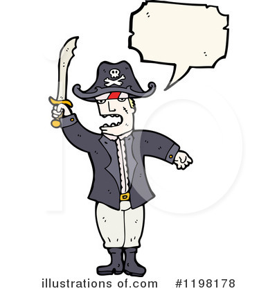 Royalty-Free (RF) Pirate Clipart Illustration by lineartestpilot - Stock Sample #1198178