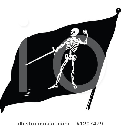 Royalty-Free (RF) Pirate Clipart Illustration by Prawny Vintage - Stock Sample #1207479