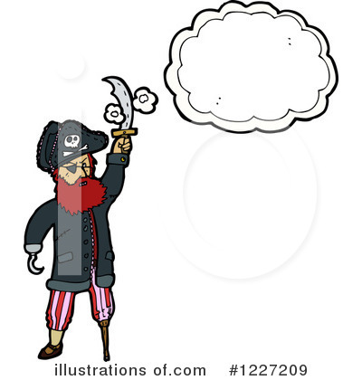 Royalty-Free (RF) Pirate Clipart Illustration by lineartestpilot - Stock Sample #1227209