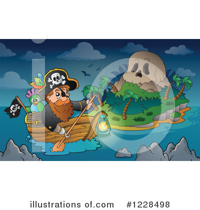 Royalty-Free (RF) Pirate Clipart Illustration by visekart - Stock Sample #1228498