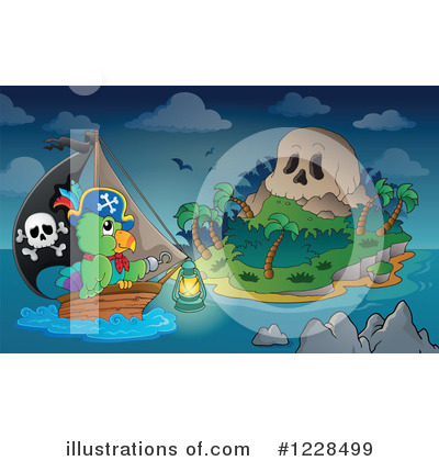 Royalty-Free (RF) Pirate Clipart Illustration by visekart - Stock Sample #1228499