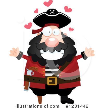 Royalty-Free (RF) Pirate Clipart Illustration by Cory Thoman - Stock Sample #1231442