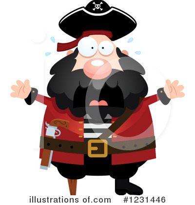 Royalty-Free (RF) Pirate Clipart Illustration by Cory Thoman - Stock Sample #1231446